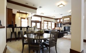 dining room with seating areas